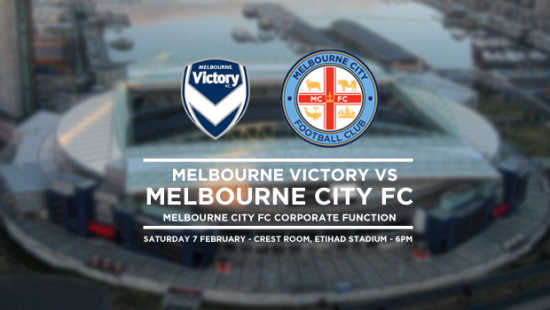 Melbourne Victory v Melbourne City FC – Corporate Function