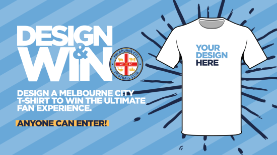Design and Win! Fan design official City t-shirt