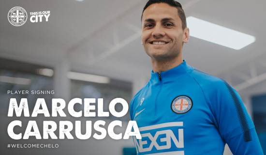 Melbourne City FC signs Marcelo Carrusca ahead of Westfield FFA Cup Quarter Final, elevates Braedyn Crowley to first team roster