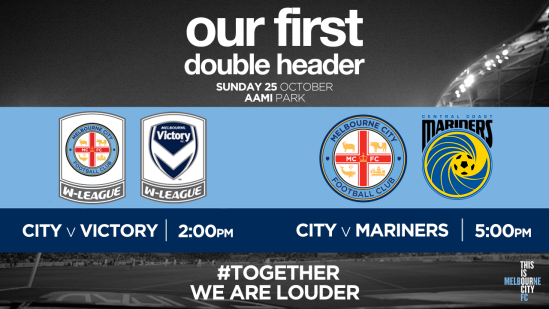 Matchday details: Melbourne City FC double header