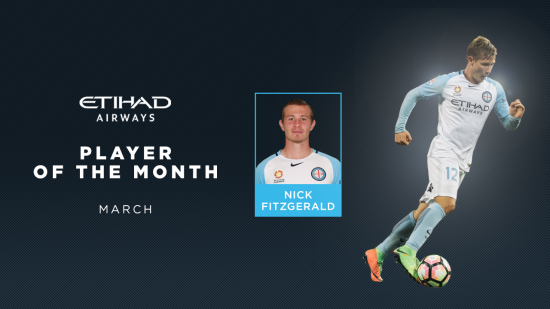 Etihad Player of the Month March: Nick Fitzgerald