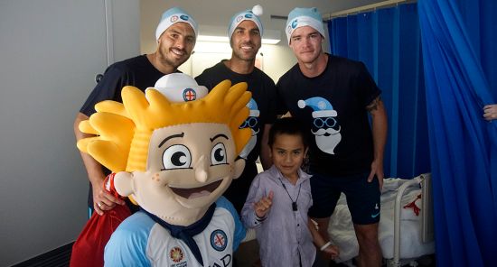 Melbourne City Spreads Christmas Cheer