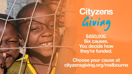 Cityzens Giving Returns! Choose your cause