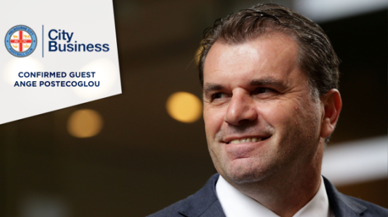 Socceroos Coach at City Business 2015