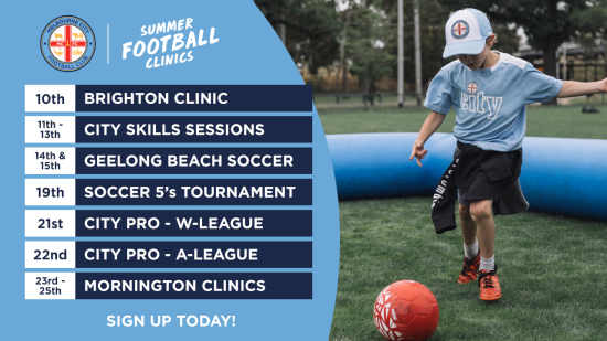 City’s Summer Football Clinics