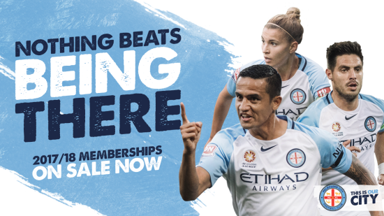 Nothing Beats Being There – Join the City Family in 2017/18!