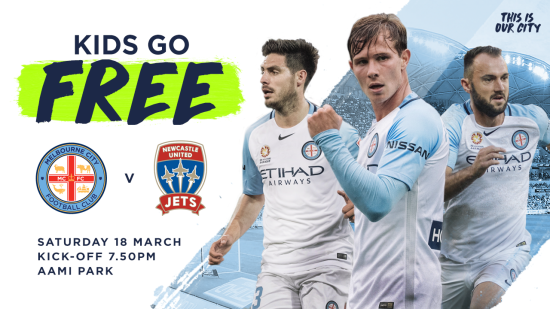 Kids Go Free at AAMI Park this Saturday!