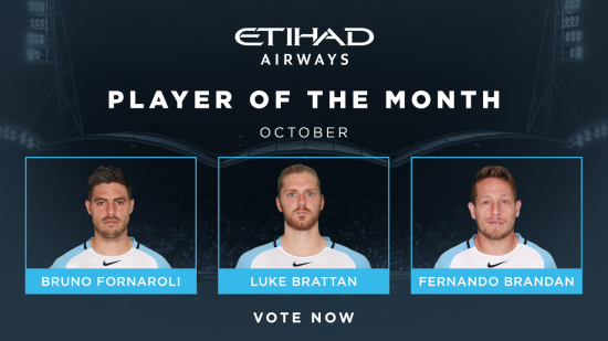 Etihad Player of the Month – October