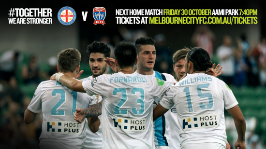 Matchday details: Melbourne City FC vs Newcastle Jets