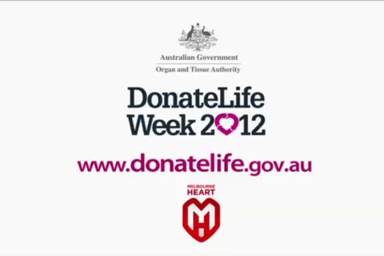 Heart For Life During DonateLife Week 2012