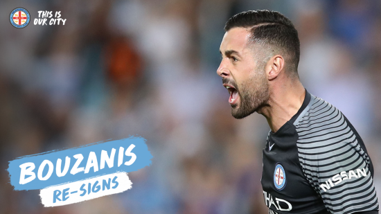 Goalkeeper Dean Bouzanis Re-Signs with Melbourne City FC