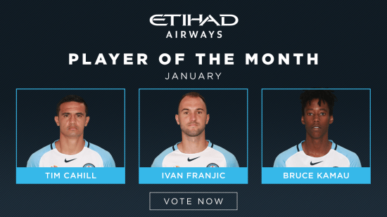 Etihad Player of the Month – January