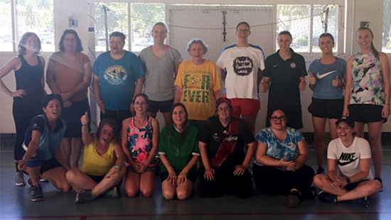 City support The Big Issue’s Female Street Soccer session.