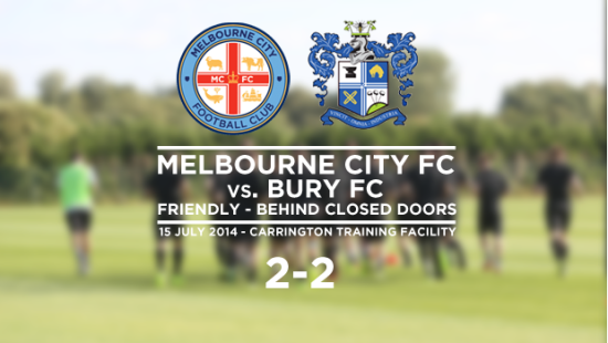 Melbourne City FC and Bury share spoils
