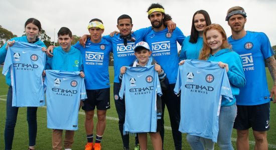 Melbourne City FC ‘Bands Together’ in support of CanTeen and National Bandanna Day