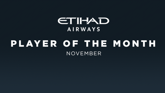 Etihad Player of the Month: November