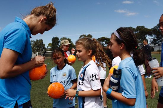 City attend Female Football Festivals in Brimbank and Knox