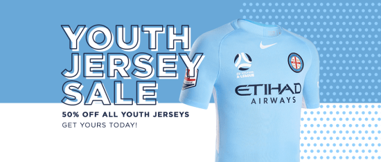 Youth Jersey Sale: 50% off