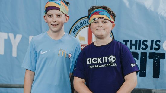 City helps Kick it for Brain Cancer