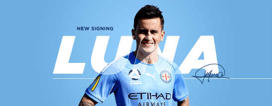 Melbourne City FC signs midfielder Adrian Luna