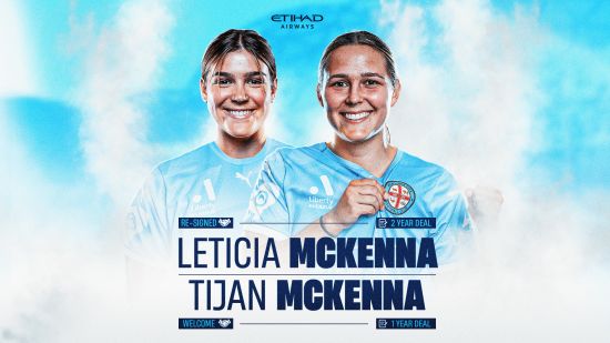 SISTER ACT: Leticia and Tijan McKenna sign on at City